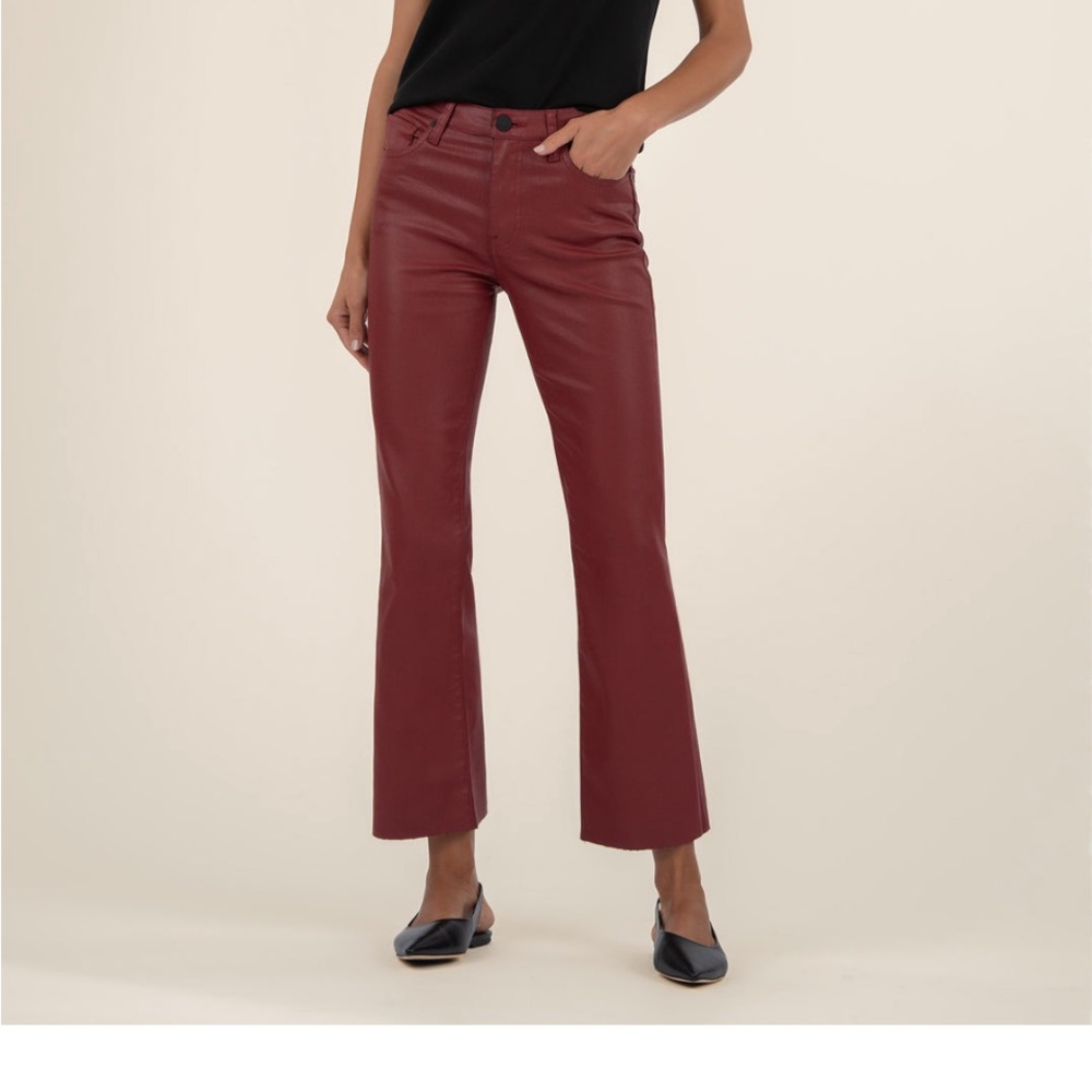 Kut from the Kloth Burgundy Flare Jeans